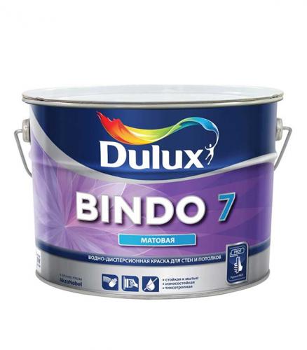 Краска в/д Dulux Bindo 7 основа BW матовая 1 л